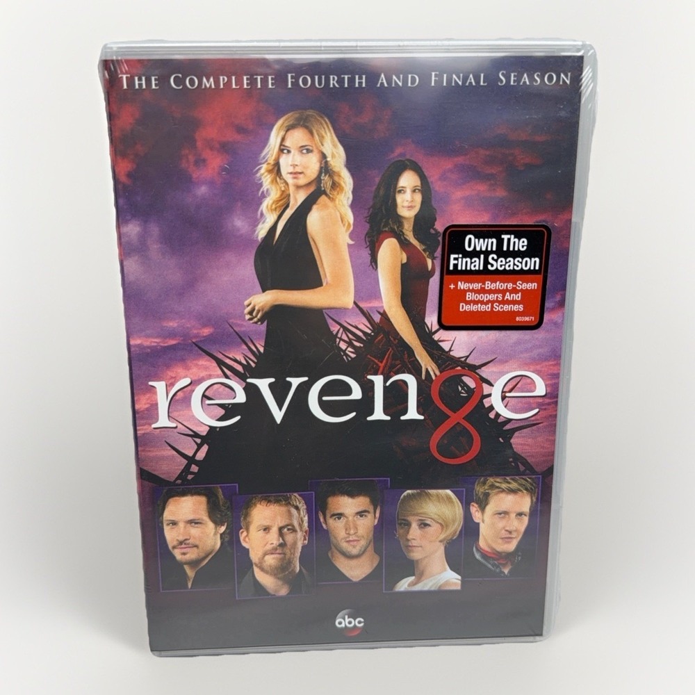 Revenge Complete Fourth Final Season 4 DVD 2015 ABC TV Series Sealed